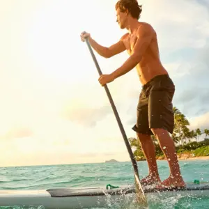 Paddle surf
